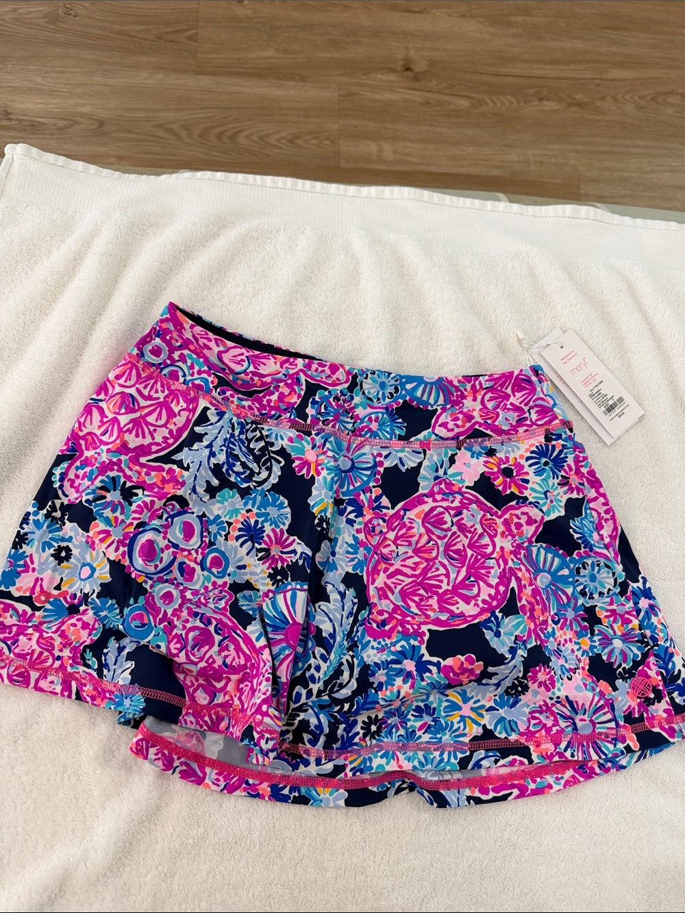 Lilly Pulitzer Pink & Navy Floral Skort